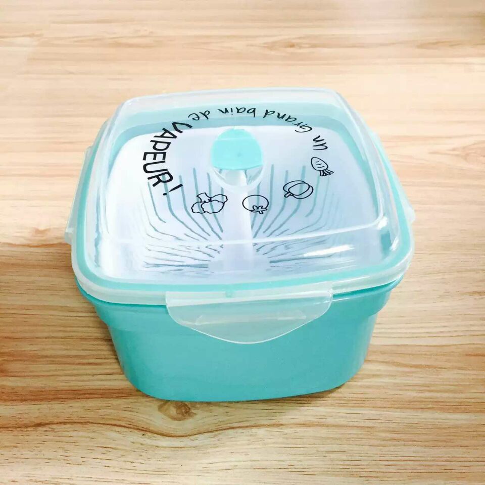 Plastic strainer w container food steamer