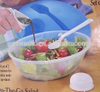Salad To Go Lunch box plastic Salad bowl with dressing dipper