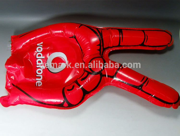 EU Standard Phthlate free promotional product Inflatable hand / supporter