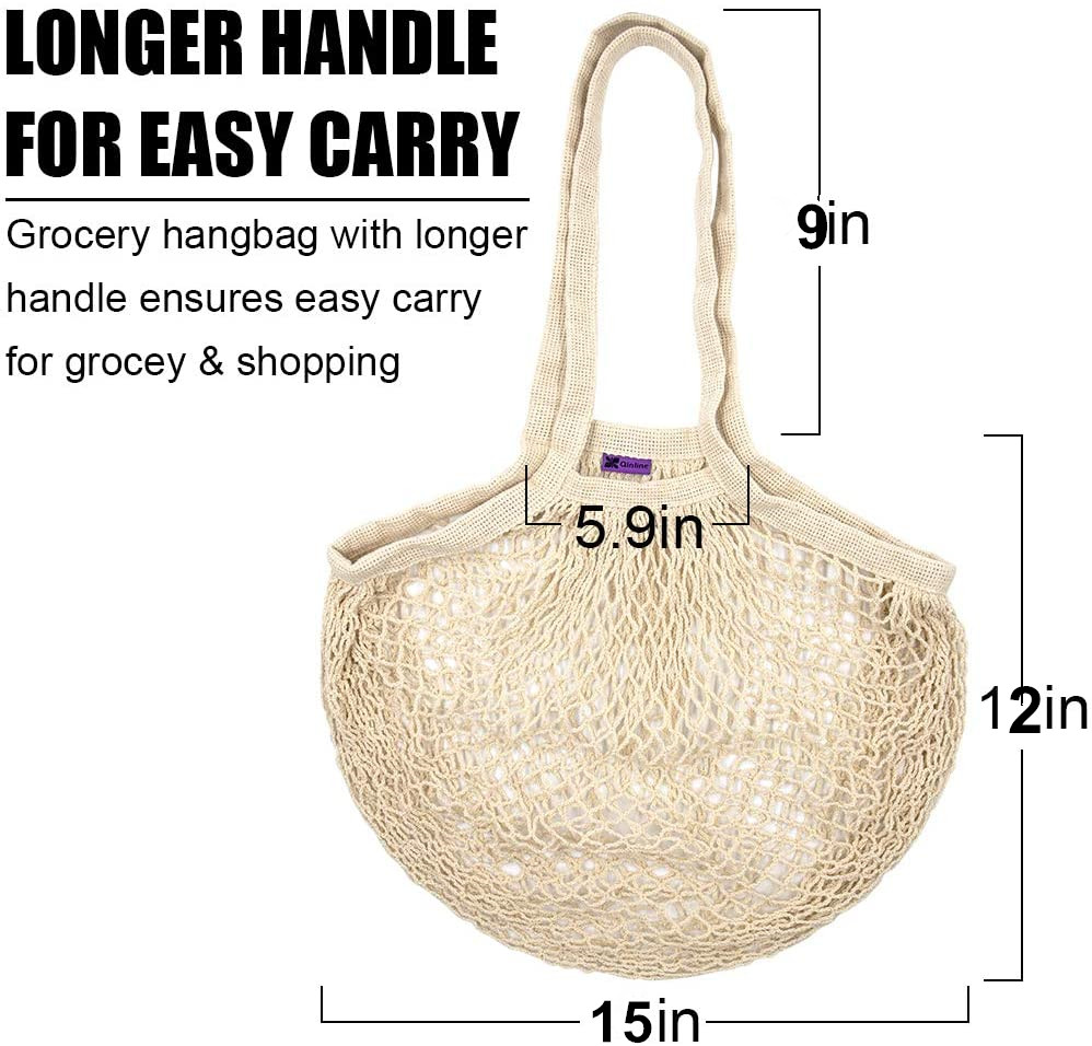 Reusable Grocery Hand Bag Vegetable Cotton Bags 