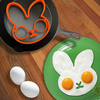 Silicone Fried Egg Ring Mold Reusable Non Stick Silicone Fried Egg Molds Pancake Rings