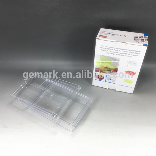 Multipurpose Fridge Storage Sliding Drawer Freezer Storage Shelf
