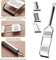 Stainless Steel Shredder Cutter Adjustable 3-in-1 Manual Grater Multifunction Vegetable Slicer