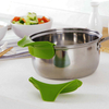 pour spout, silicone slip on Non-drip pouring spout mess free for pots,panand bowls