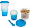 Snack to Go Cup with spoon Portable Breakfast Drink Cups Food Containers Cereal On the Go Cups