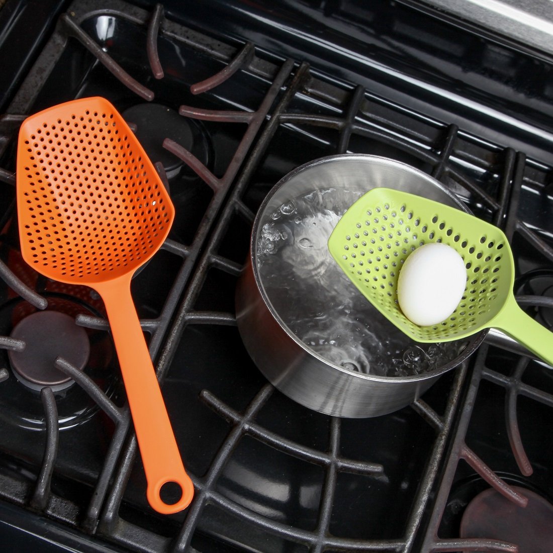 Scoop Colander Strainer Slotted spoon Extra Large Deep Frying/Blanching