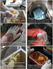 Set of Silicone cleaning gloves With Silicone Scrubber Kitchen Dish Washing Brusher