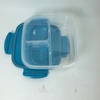 Three Compartment Plastic Food Containers With Ice Pack Lunch Box For Student BPA Free