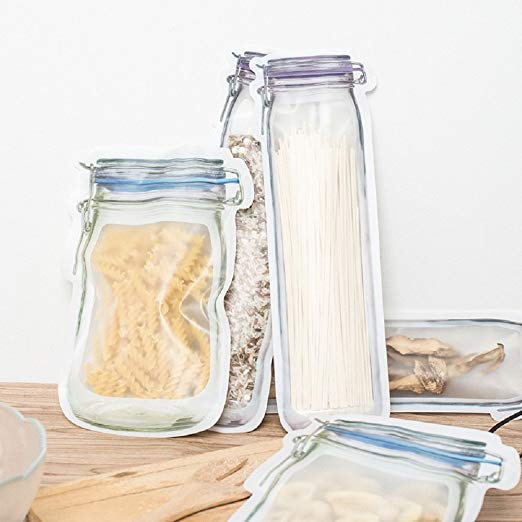 Food Storage Zipper Bag Lunch Snack Bag Preservation Bags Airtight Seal Reusable bag