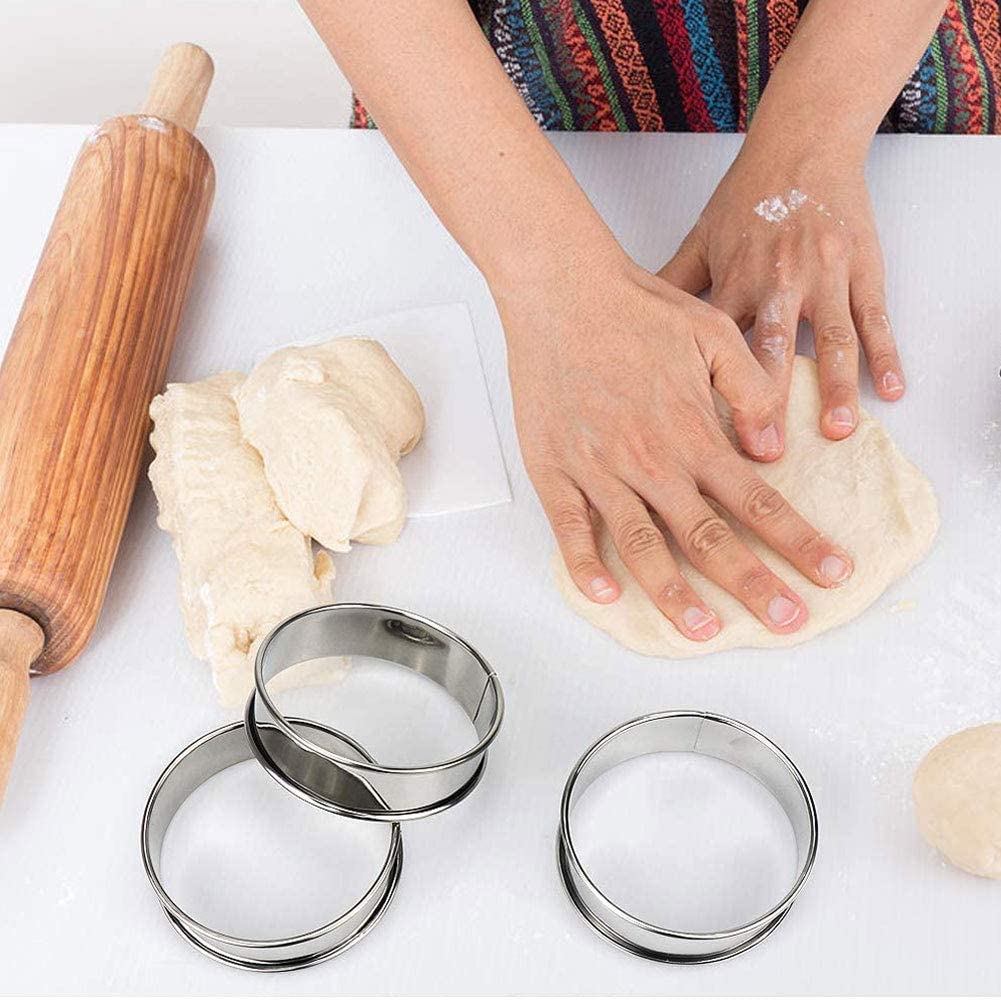 Stainless Steel Round Cake Ring Mold Baking Tool for Home Baking