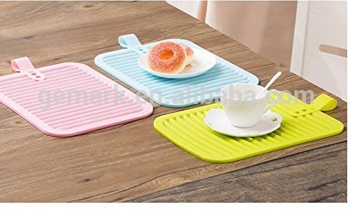 Kitchen tools Colorful Silicone Trivet Pot holder Hot Pad