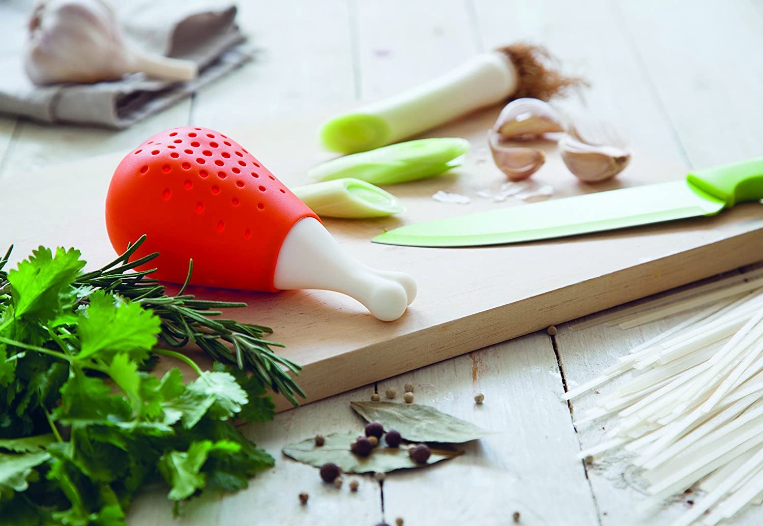 Silicone Drumstick Shaped Herb Infuser Leg Spice Infuser