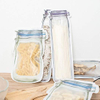 Mason Jar spring lid Food Storage Zipper Bag Snack Bag Preservation Bags Airtight Seal Reusable bag