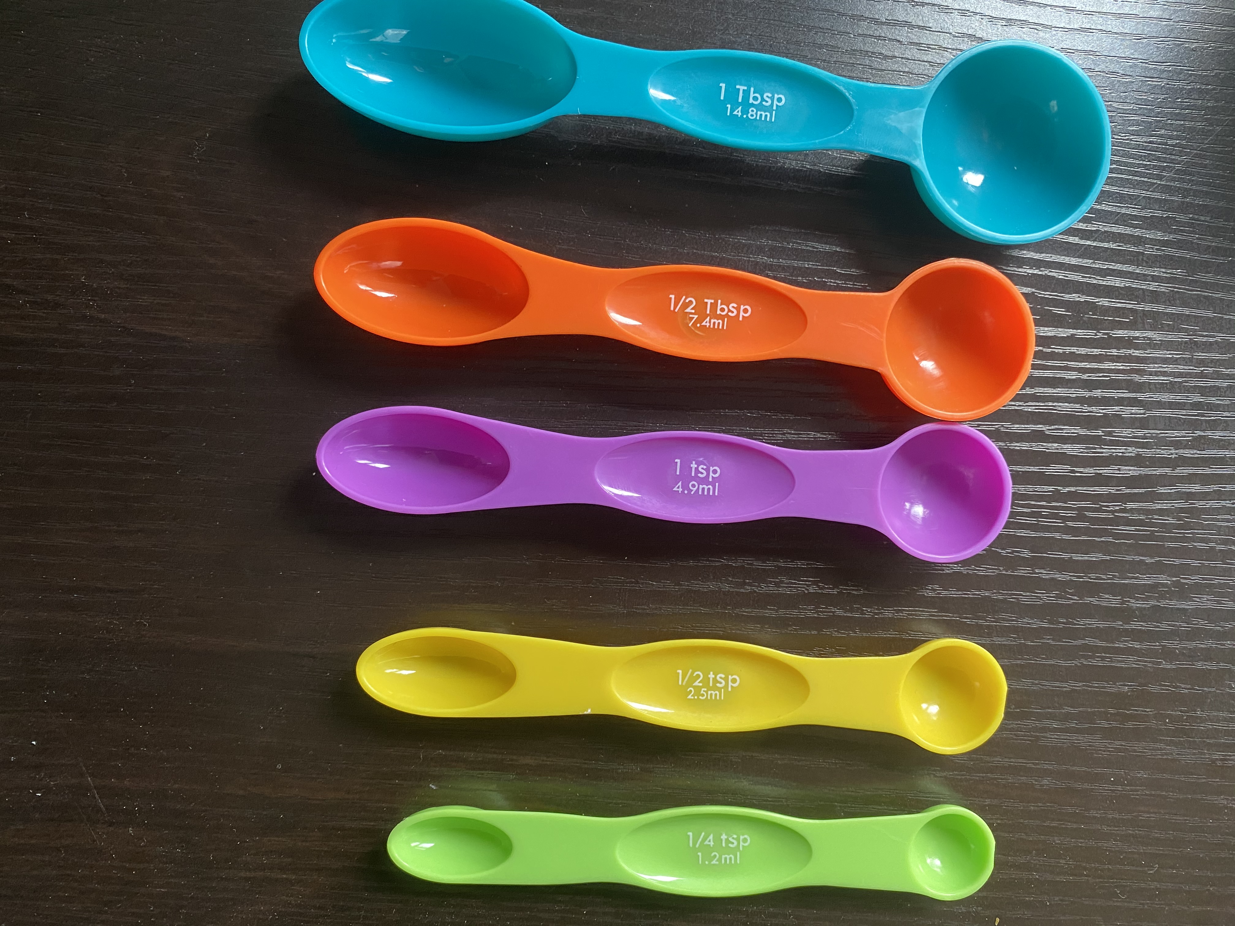 Magnetic Measuring Spoons - 5 Piece Set