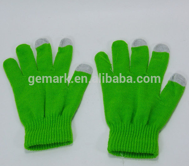 Womens Winter Cashmere Knit Gloves Outdoor Mens Warm Fleece Gloves With TouchScreen