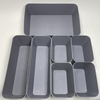 Flexible Desk Drawer Organizer Tray 7 Pcs Tool Drawer Dividers Storage Bins with 3 Sizes for Office Bathroom Kitchen